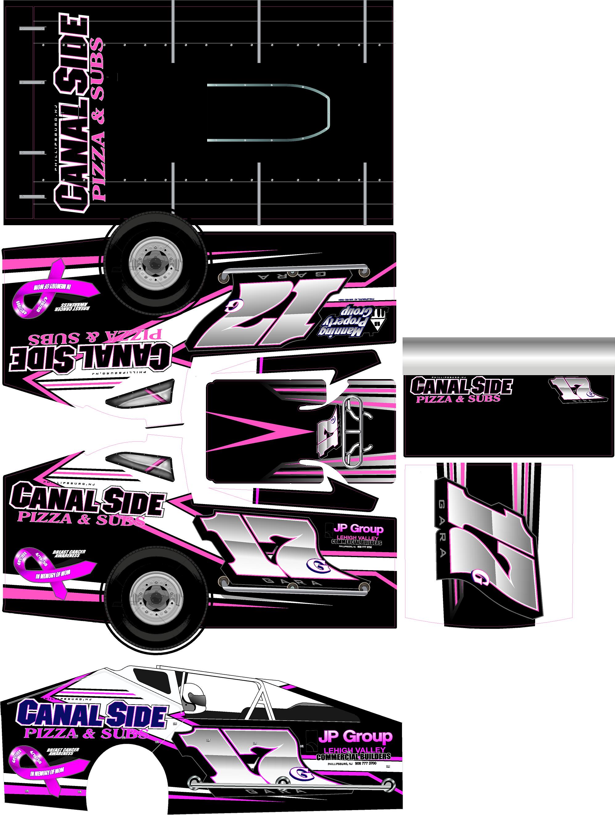 Kyle Kania 17 canal side pizza mudboss wrap 2023